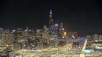 Weather camera view of UIC - University of Illinois Chicago.
