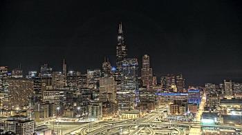 Weather camera view of UIC - University of Illinois Chicago.