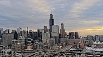 Weather camera view of UIC - University of Illinois Chicago.