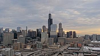 Weather camera view of UIC - University of Illinois Chicago.
