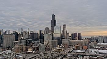Weather camera view of UIC - University of Illinois Chicago.