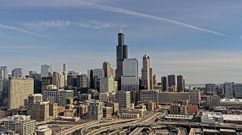 Weather camera view of UIC - University of Illinois Chicago.