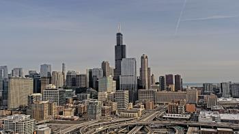 Weather camera view of UIC - University of Illinois Chicago.