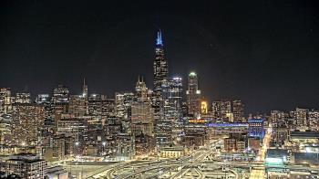 Weather camera view of UIC - University of Illinois Chicago.