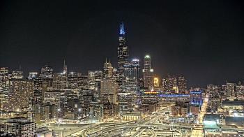 Weather camera view of UIC - University of Illinois Chicago.