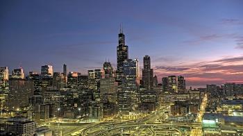Weather camera view of UIC - University of Illinois Chicago.