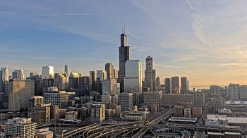 Weather camera view of UIC - University of Illinois Chicago.