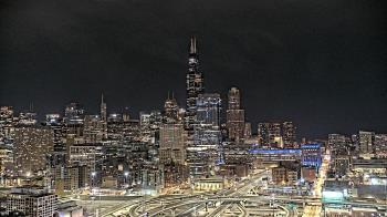 Weather camera view of UIC - University of Illinois Chicago.