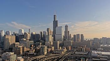 Weather camera view of UIC - University of Illinois Chicago.