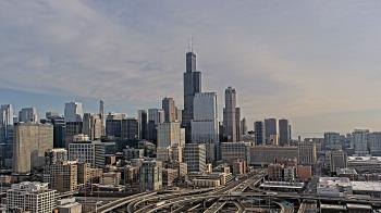 Weather camera view of UIC - University of Illinois Chicago.