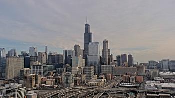 Weather camera view of UIC - University of Illinois Chicago.
