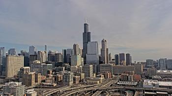 Weather camera view of UIC - University of Illinois Chicago.