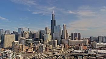 Weather camera view of UIC - University of Illinois Chicago.