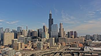 Weather camera view of UIC - University of Illinois Chicago.