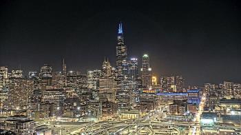 Weather camera view of UIC - University of Illinois Chicago.