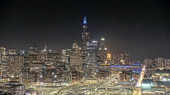 Weather camera view of UIC - University of Illinois Chicago.