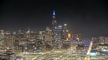 Weather camera view of UIC - University of Illinois Chicago.