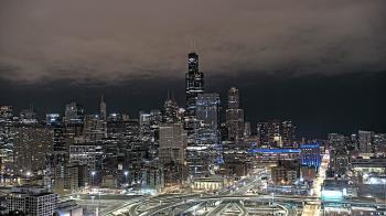 Weather camera view of UIC - University of Illinois Chicago.