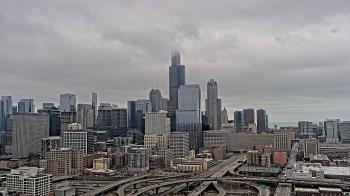 Weather camera view of UIC - University of Illinois Chicago.