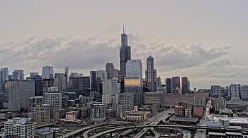 Weather camera view of UIC - University of Illinois Chicago.
