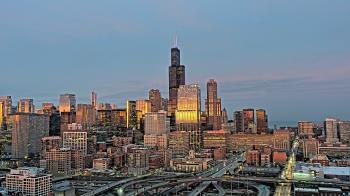 Weather camera view of UIC - University of Illinois Chicago.
