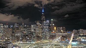 Weather camera view of UIC - University of Illinois Chicago.