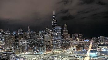 Weather camera view of UIC - University of Illinois Chicago.