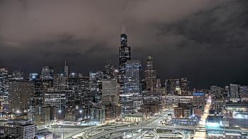 Weather camera view of UIC - University of Illinois Chicago.