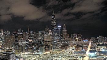 Weather camera view of UIC - University of Illinois Chicago.