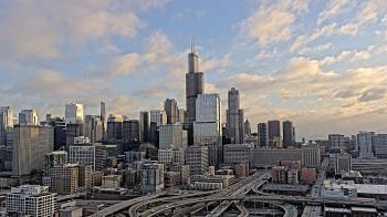 Weather camera view of UIC - University of Illinois Chicago.