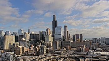 Weather camera view of UIC - University of Illinois Chicago.
