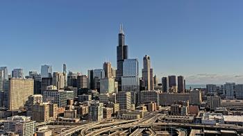 Weather camera view of UIC - University of Illinois Chicago.
