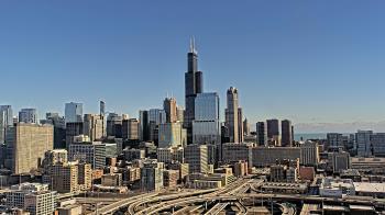 Weather camera view of UIC - University of Illinois Chicago.