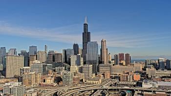 Weather camera view of UIC - University of Illinois Chicago.