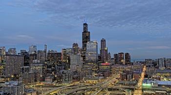 Weather camera view of UIC - University of Illinois Chicago.