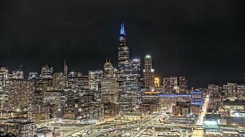 Weather camera view of UIC - University of Illinois Chicago.