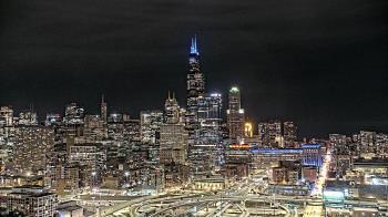 Weather camera view of UIC - University of Illinois Chicago.