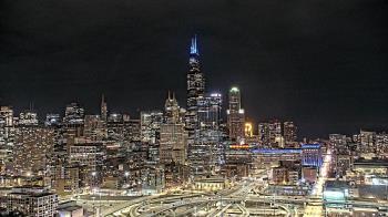 Weather camera view of UIC - University of Illinois Chicago.