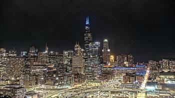 Weather camera view of UIC - University of Illinois Chicago.