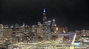 Weather camera view of UIC - University of Illinois Chicago.