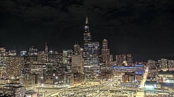 Weather camera view of UIC - University of Illinois Chicago.