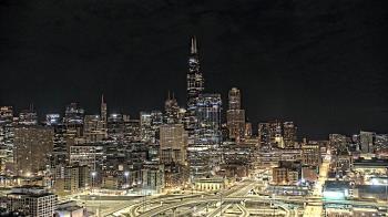 Weather camera view of UIC - University of Illinois Chicago.