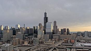 Weather camera view of UIC - University of Illinois Chicago.
