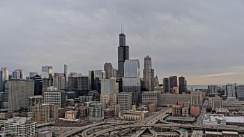 Weather camera view of UIC - University of Illinois Chicago.