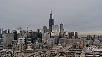 Weather camera view of UIC - University of Illinois Chicago.