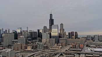 Weather camera view of UIC - University of Illinois Chicago.