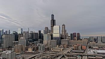 Weather camera view of UIC - University of Illinois Chicago.