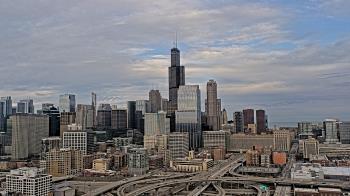 Weather camera view of UIC - University of Illinois Chicago.