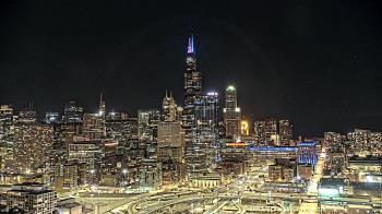 Weather camera view of UIC - University of Illinois Chicago.