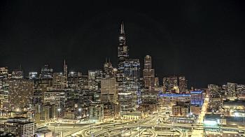 Weather camera view of UIC - University of Illinois Chicago.